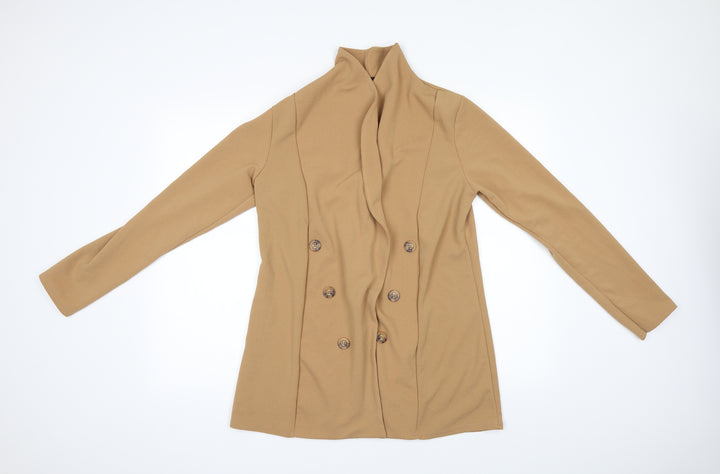 PRETTYLITTLETHING Womens Beige   Cardigan Jumper Size 10