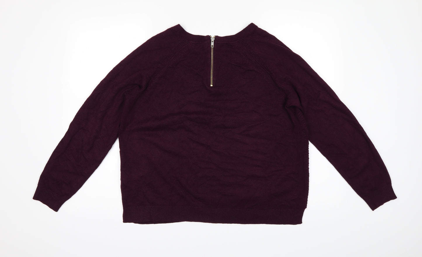 Peruna Womens Purple   Pullover Jumper Size 14