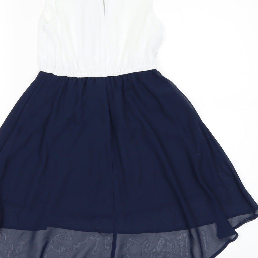 Bluezoo Girls White   Fit & Flare  Size 4 Years