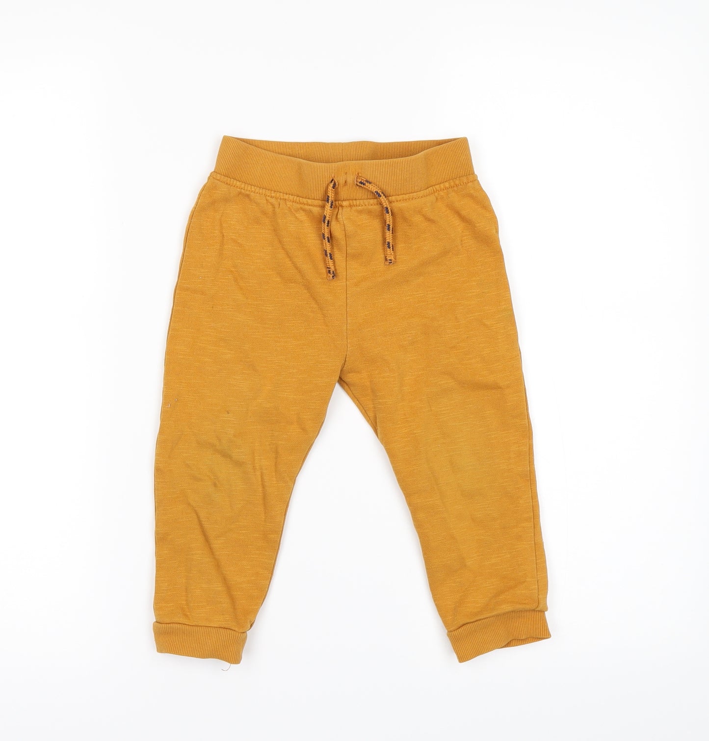 Primark Boys Yellow   Jogger Trousers Size 2-3 Years