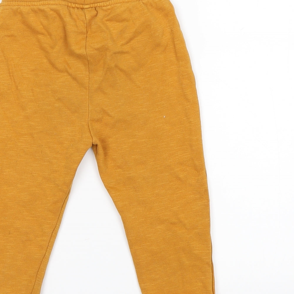Primark Boys Yellow   Jogger Trousers Size 2-3 Years