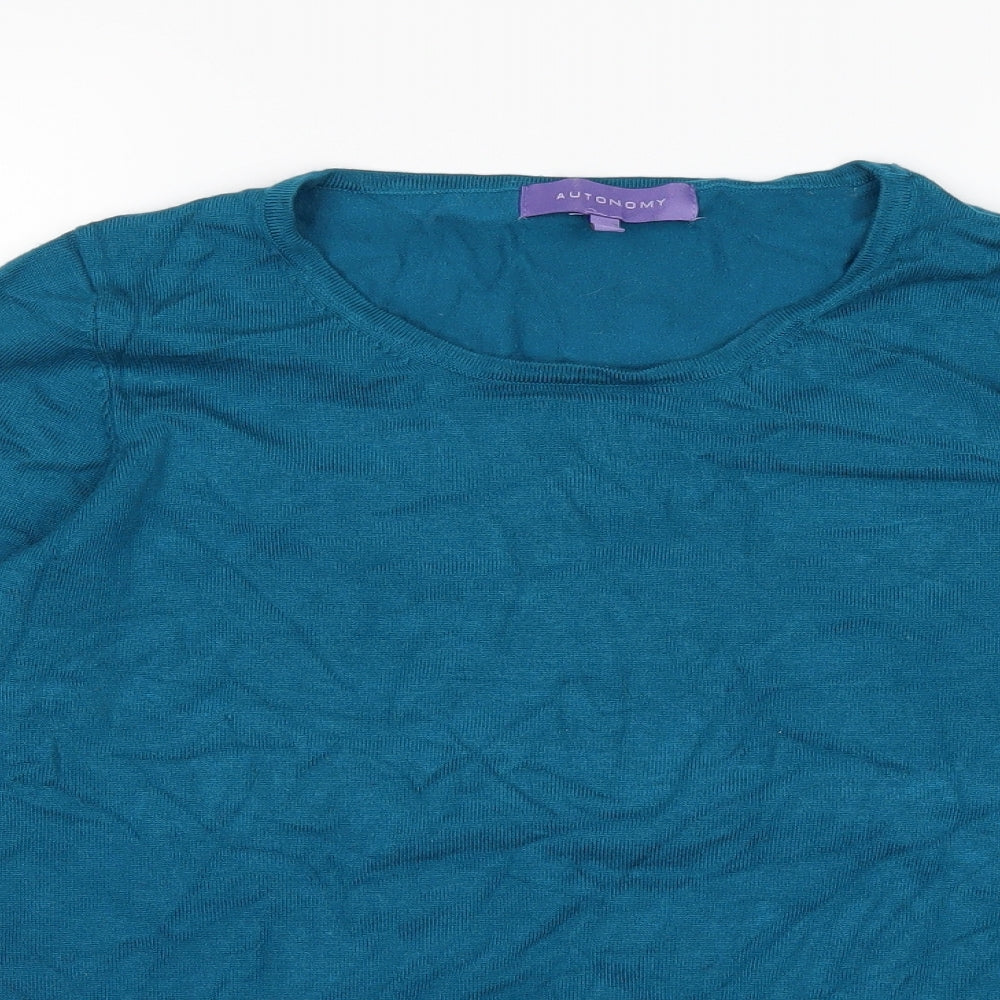 Autonomy Womens Blue   Pullover Jumper Size 14