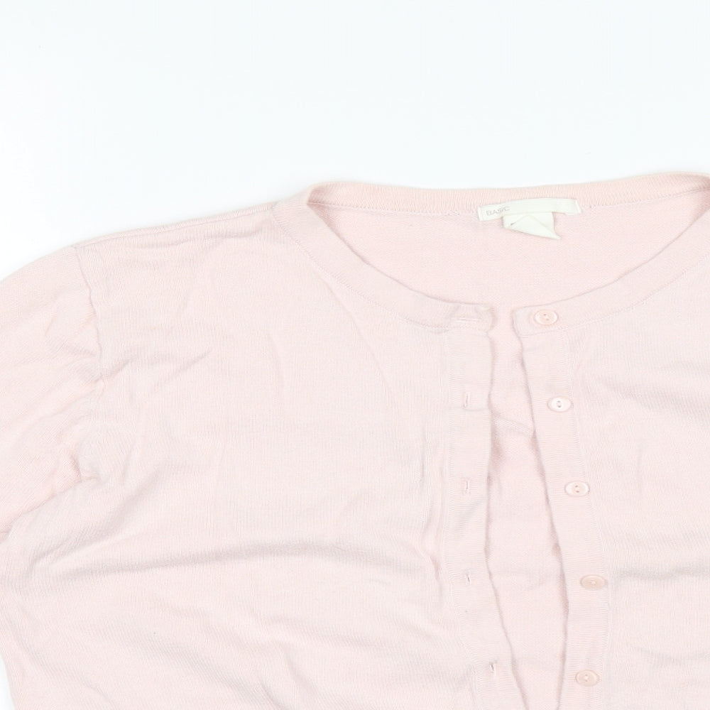 H&M Womens Pink   Cardigan Jumper Size M