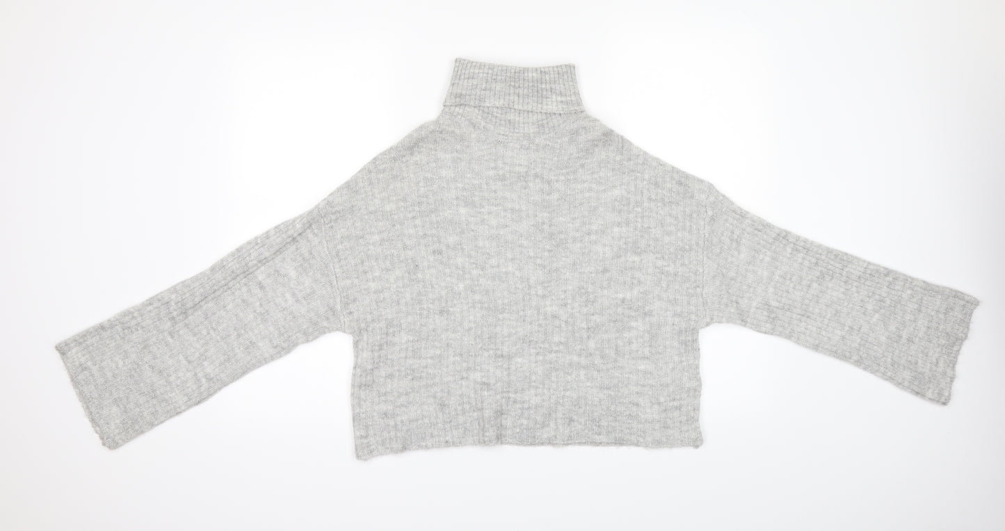H&M Womens Grey   Pullover Jumper Size S