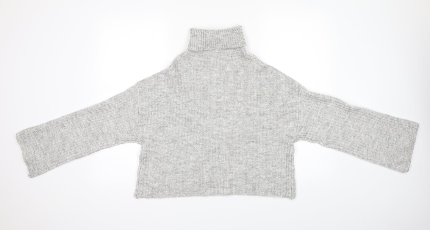 H&M Womens Grey   Pullover Jumper Size S