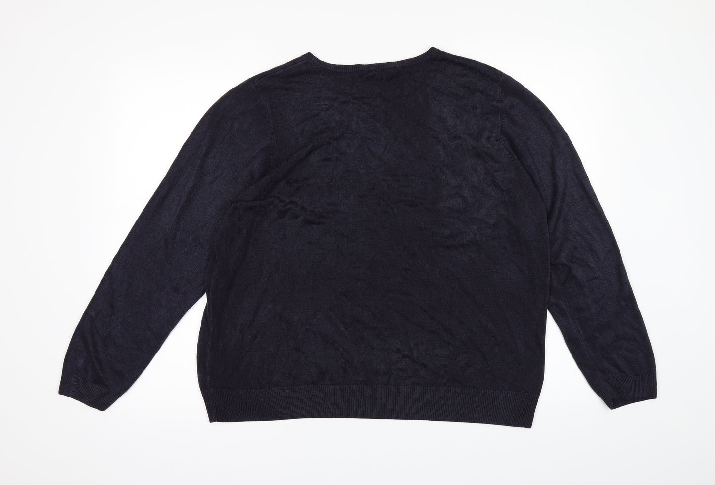 BHS Womens Blue   Pullover Jumper Size 20