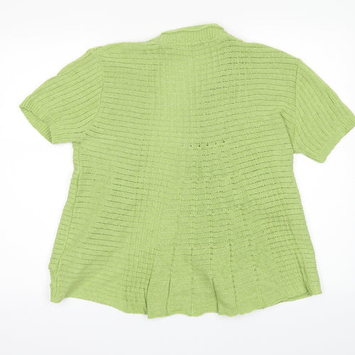 V-Eve Womens Green   Cardigan Jumper Size XL