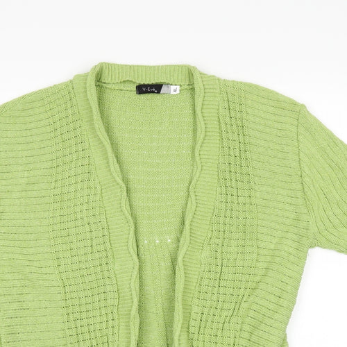 V-Eve Womens Green   Cardigan Jumper Size XL