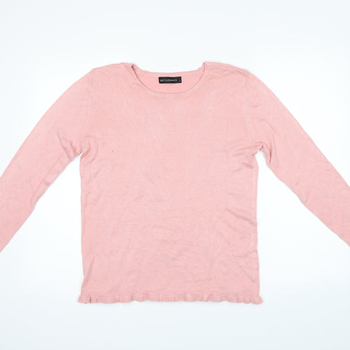 Just Elegance Womens Pink   Pullover Jumper Size S