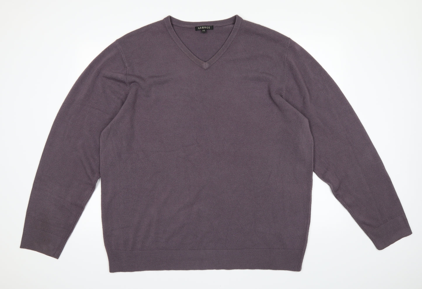 George Mens Purple   Pullover Jumper Size 2XL