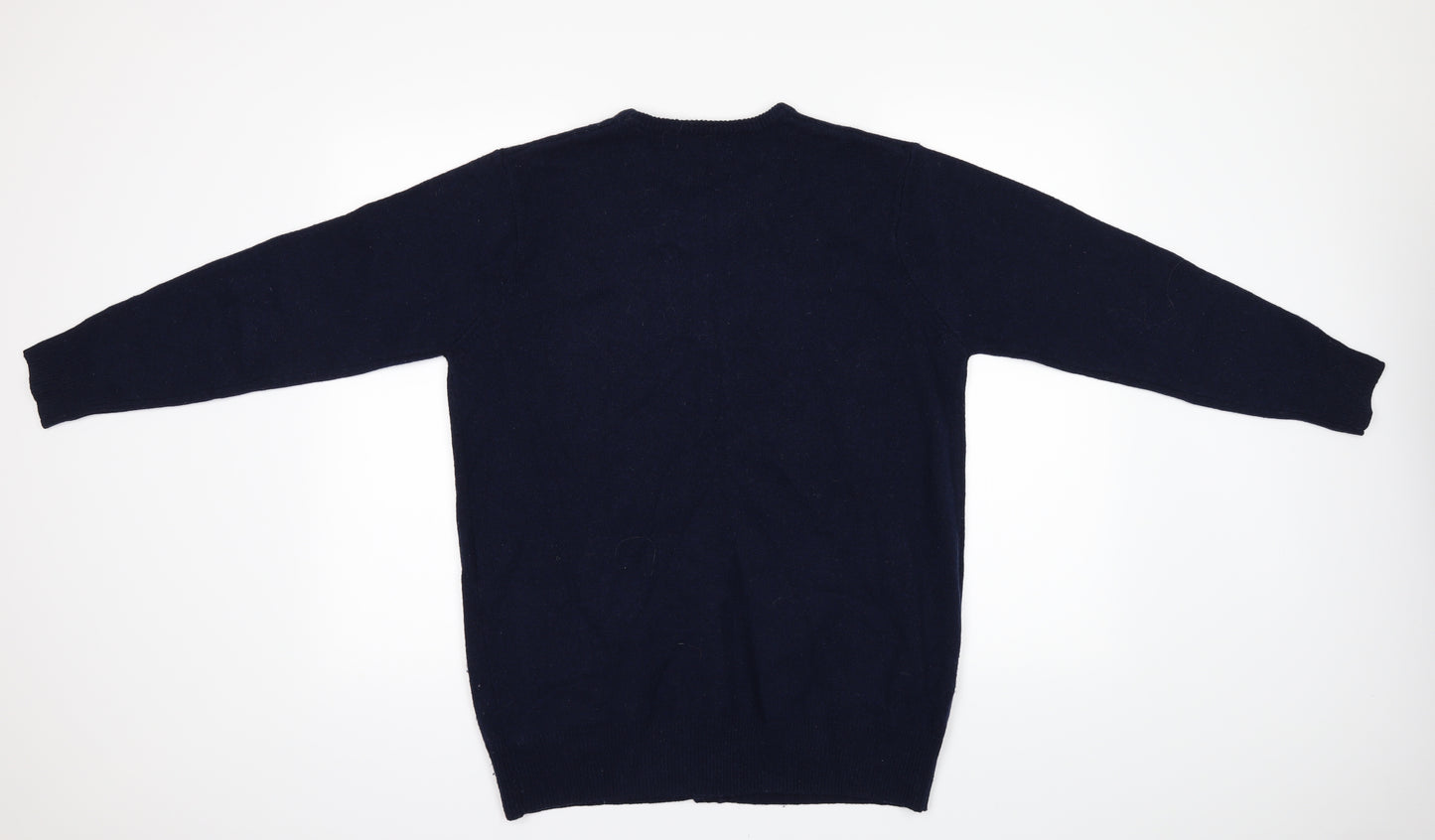 Woolovers Womens Blue   Cardigan Jumper Size M