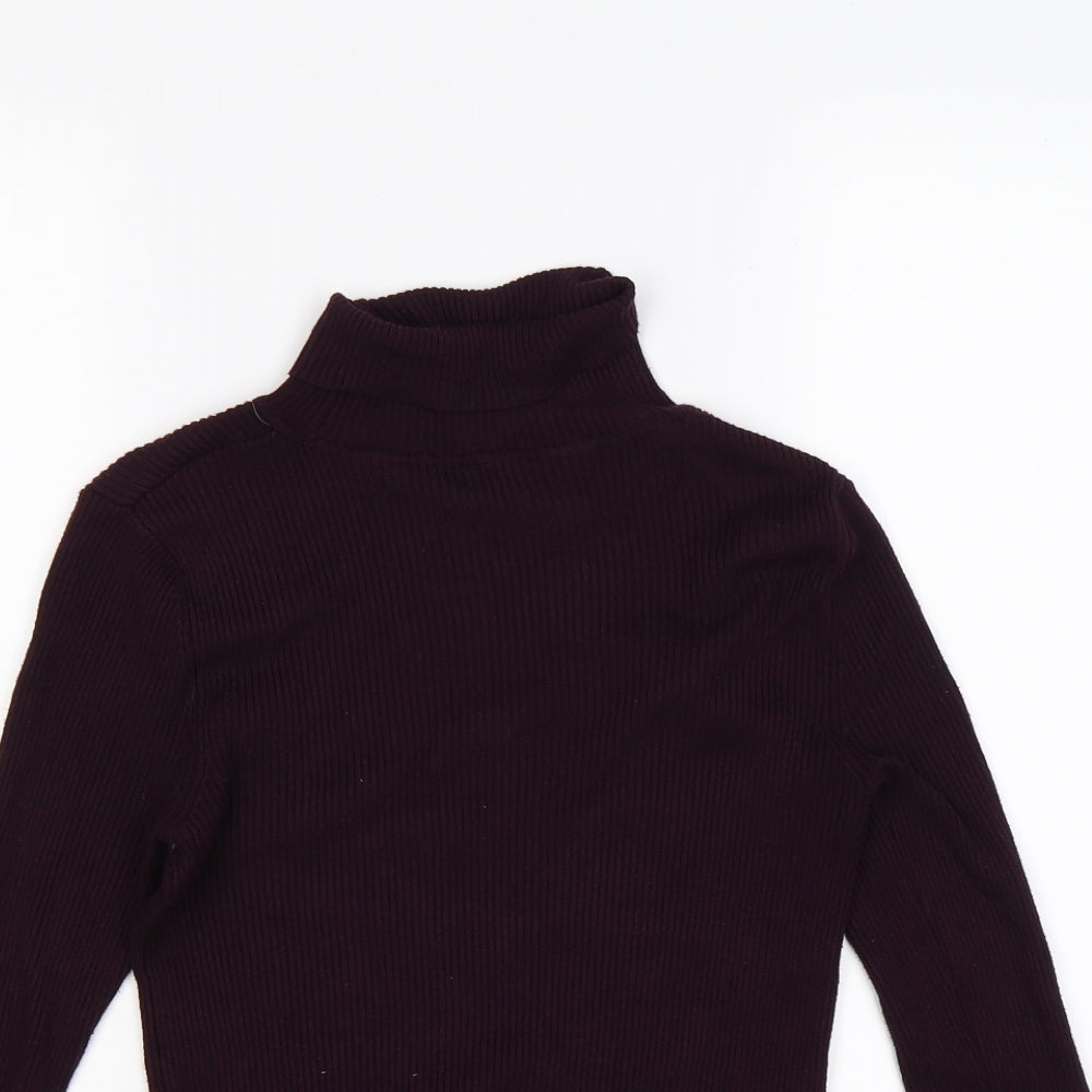 Marks and Spencer Womens Purple  Knit Pullover Jumper Size 10