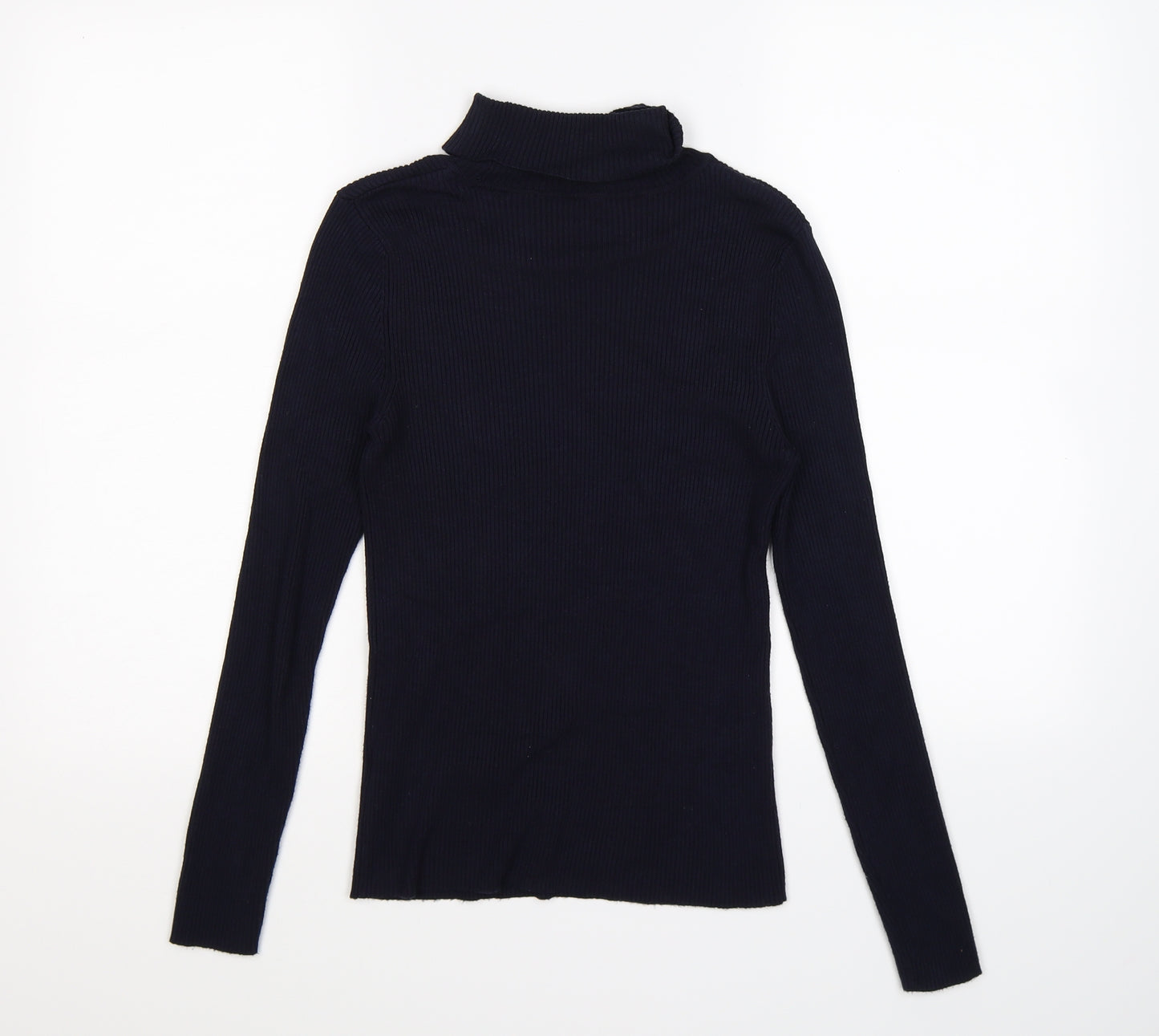 Marks and Spencer Womens Blue Striped Knit Pullover Jumper Size 10