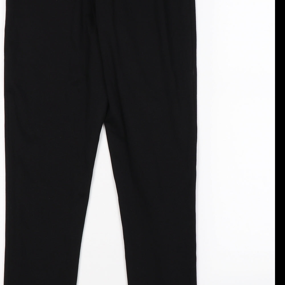 TU Womens Black  Jersey Capri Leggings Size 10 L26 in