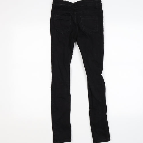 A2Z 4 kids Girls Black  Denim Skinny Jeans Size 11-12 Years - distressed