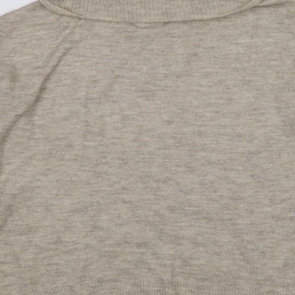 F&F Womens Beige  Knit Pullover Jumper Size L