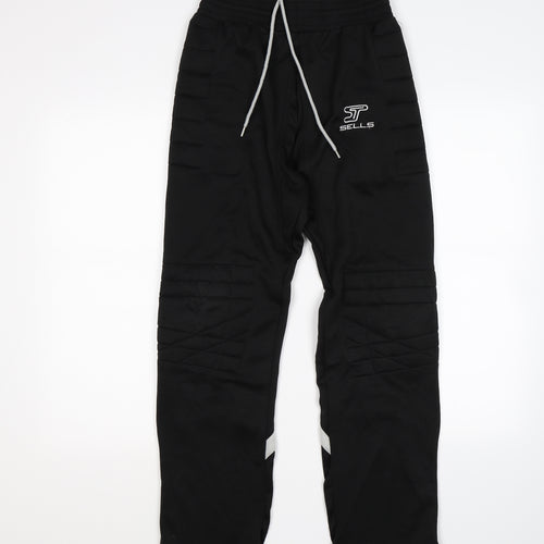 sells Mens Black   Jogger Trousers Size S L27 in - padded knees