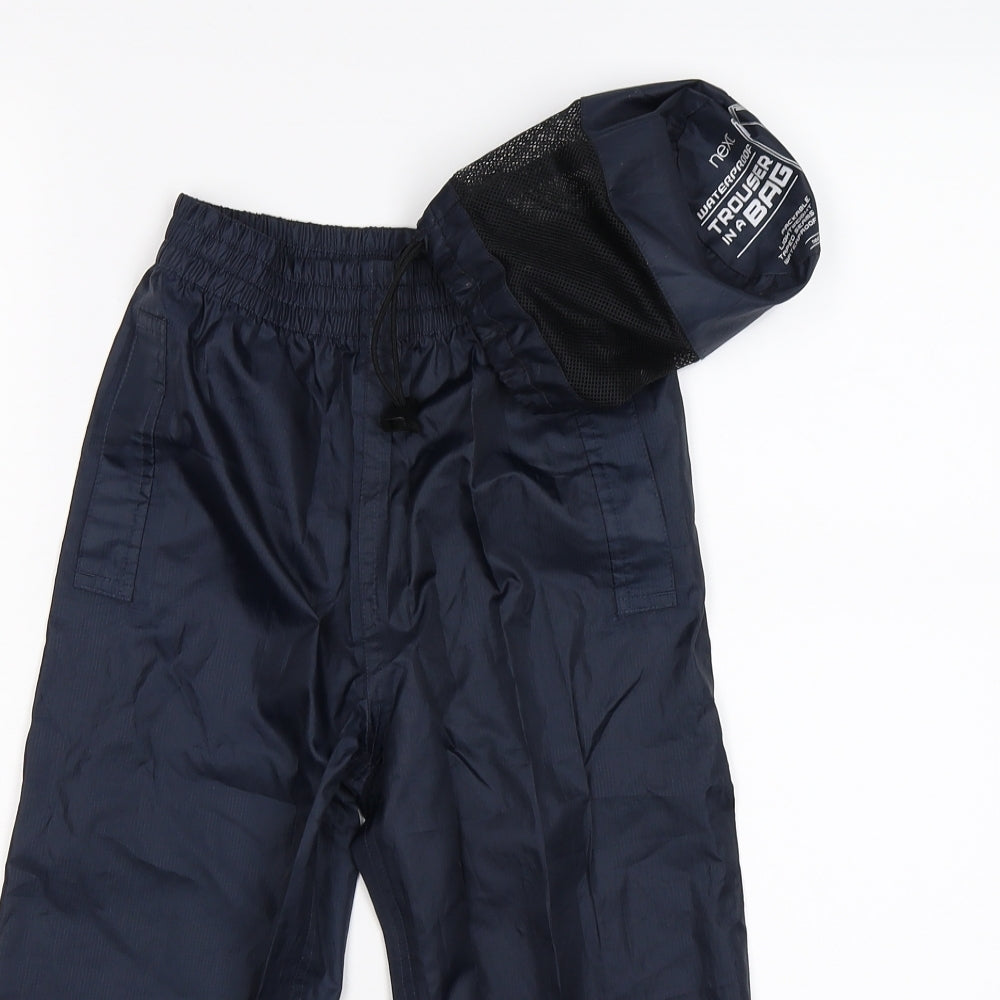 NEXT Boys Blue   Windbreaker Trousers Size 6 Years - waterproof