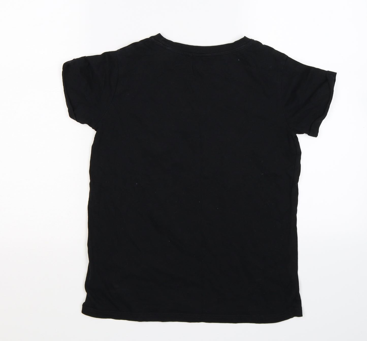 rivber island Girls Black   Basic T-Shirt Size 9-10 Years  - adventure graphic