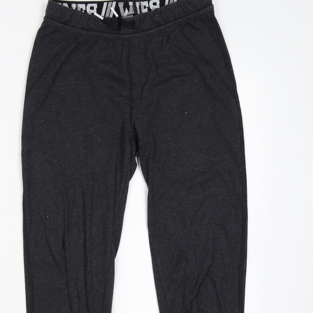 Marks and Spencer Boys Grey  Jersey Jogger Trousers Size 12-13 Years
