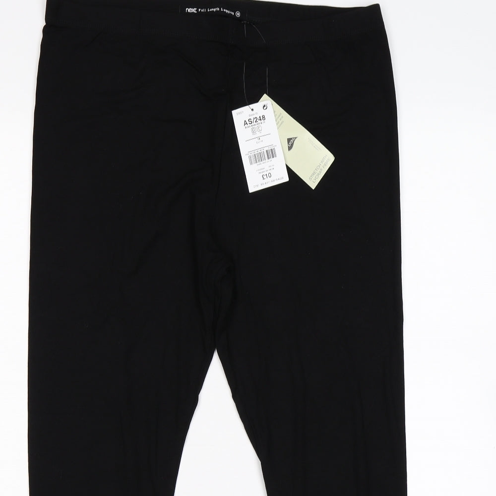 NEXT Womens Black   Capri Leggings Size 18 L25 in