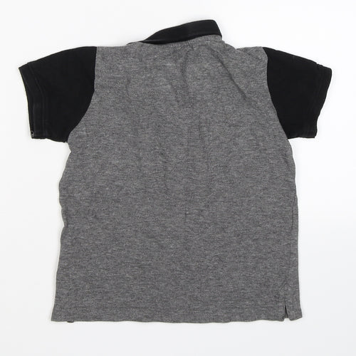 Rebel Boys Grey   Basic Polo Size 4-5 Years