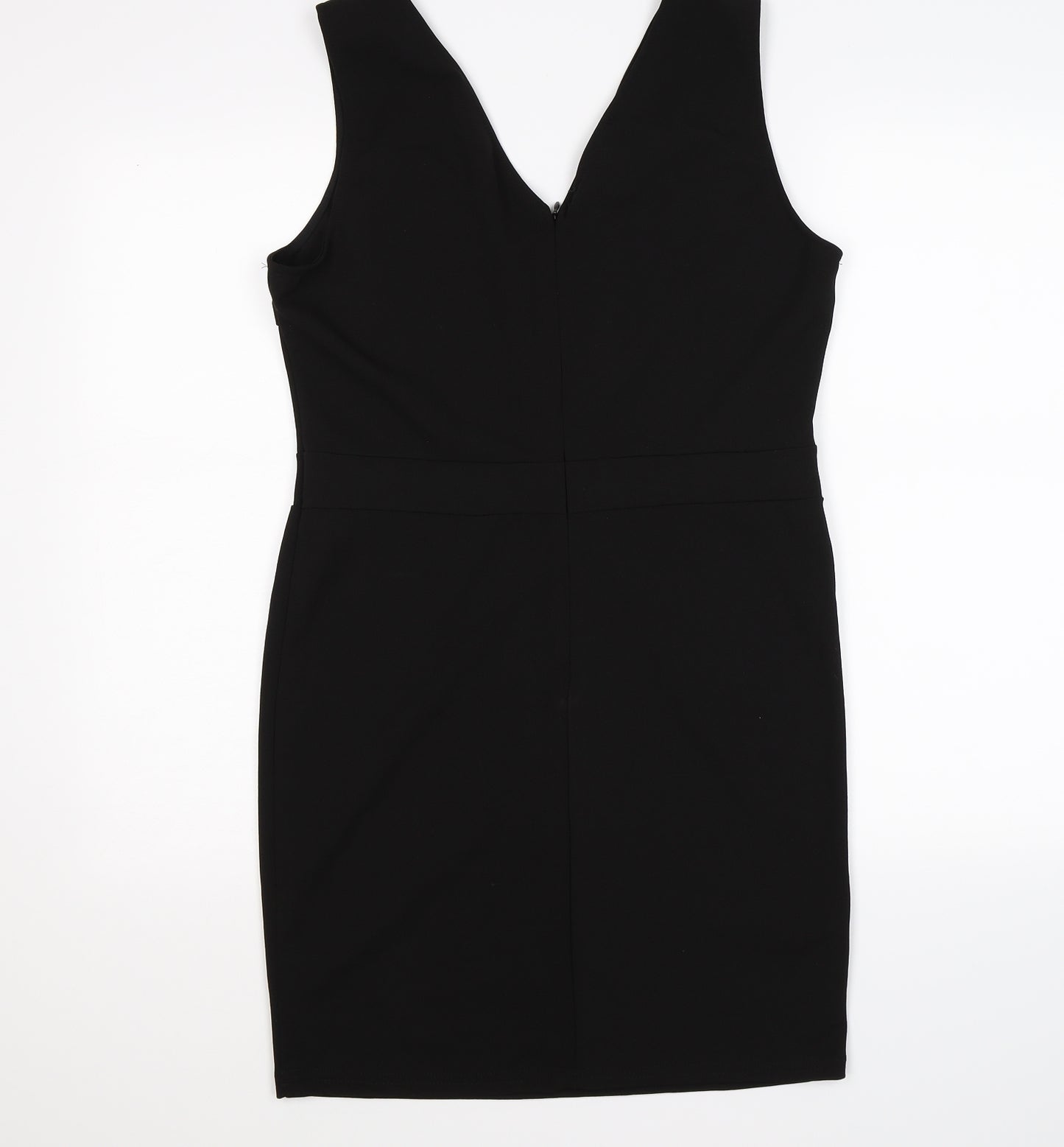 parisian Womens Black Floral  Bodycon  Size 14