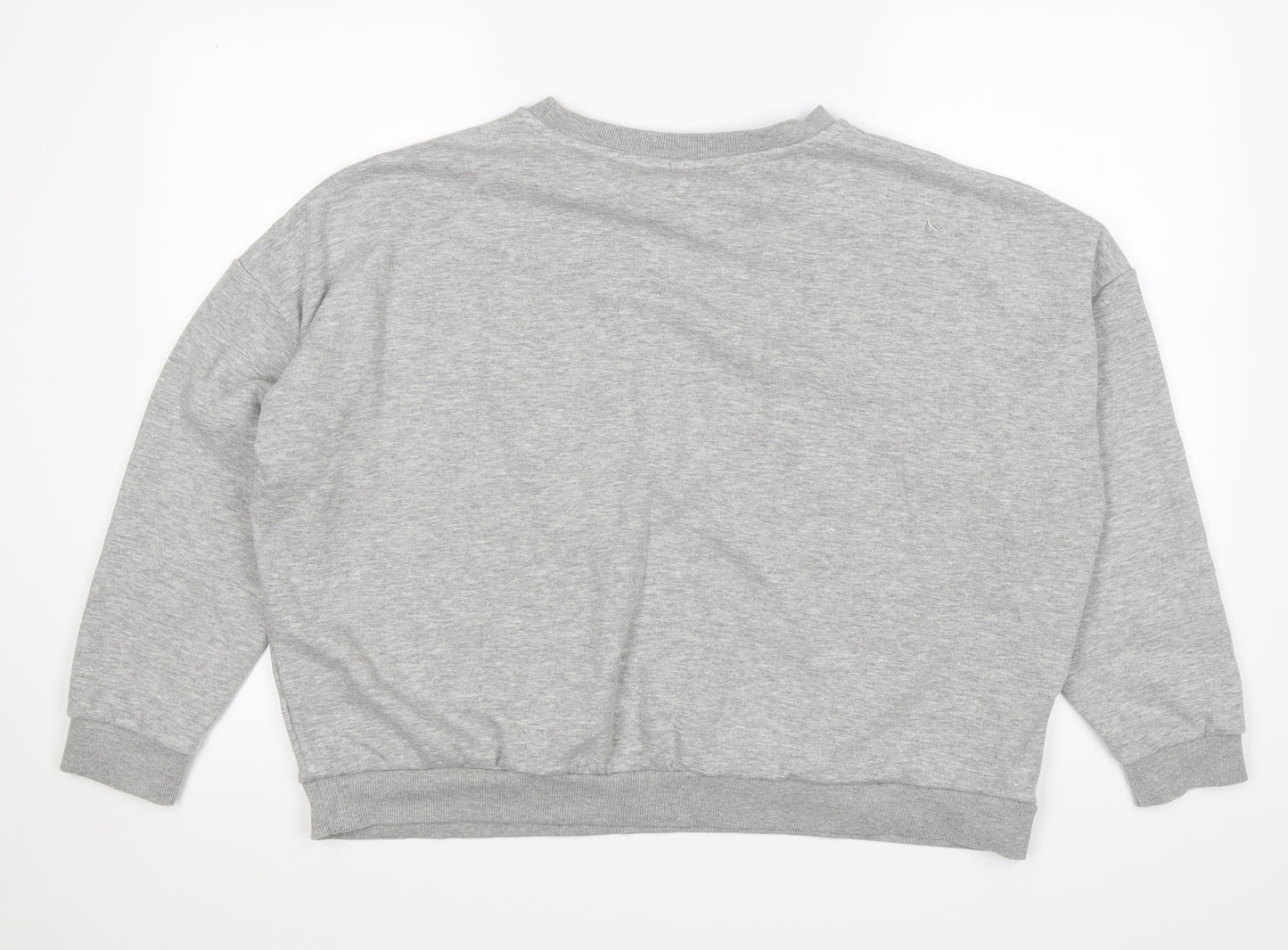 friends Womens Grey  Jersey Pullover Sweatshirt Size 14  - FRIENDS. Cropped