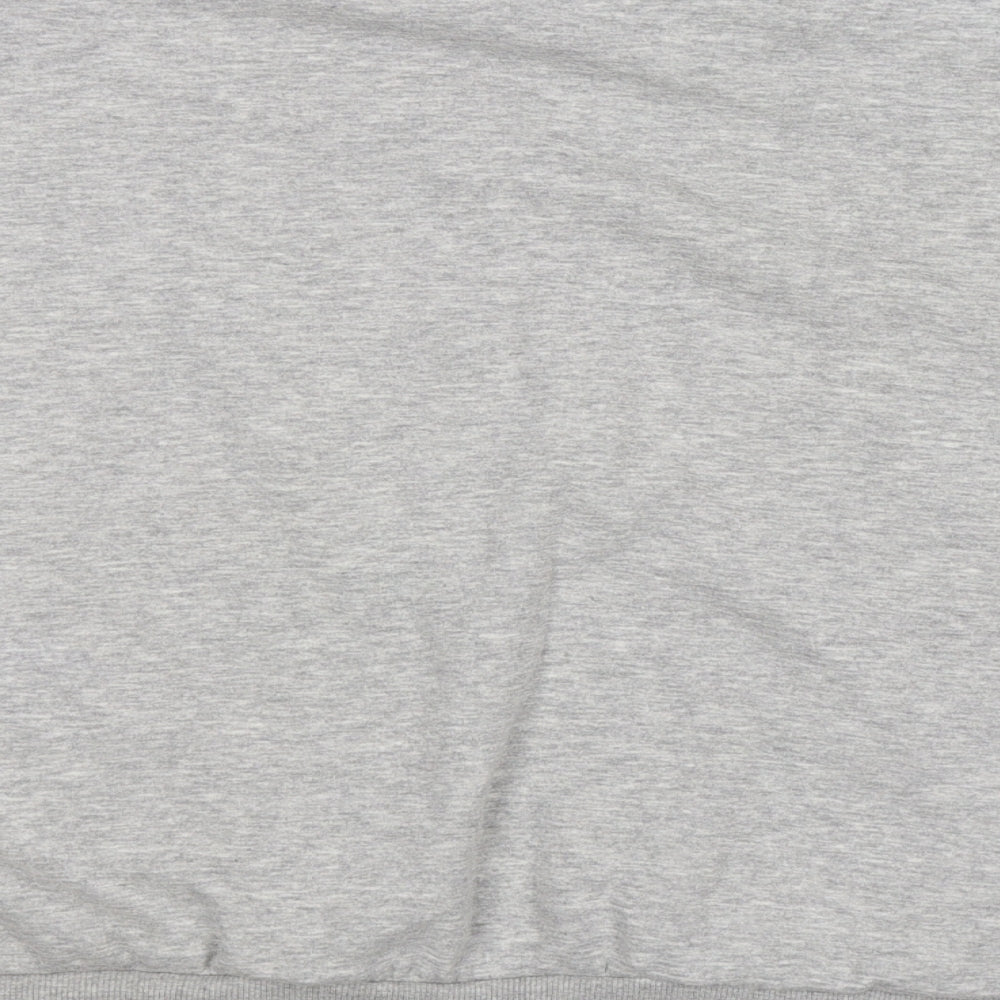 friends Womens Grey  Jersey Pullover Sweatshirt Size 14  - FRIENDS. Cropped