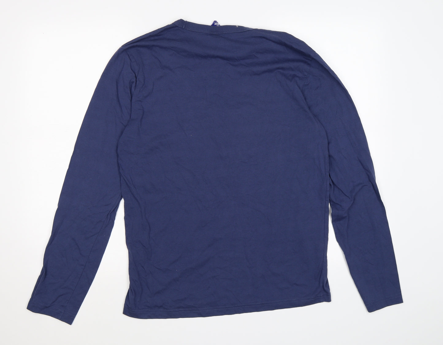 Champion Mens Blue    T-Shirt Size L