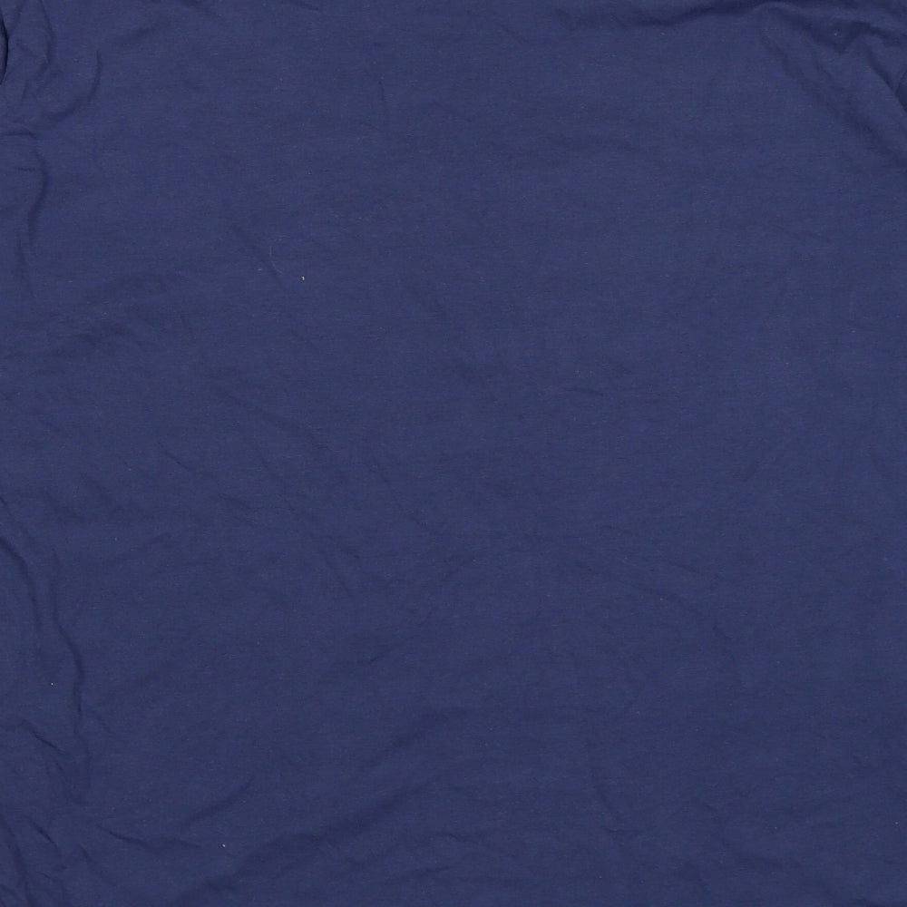 Champion Mens Blue    T-Shirt Size L