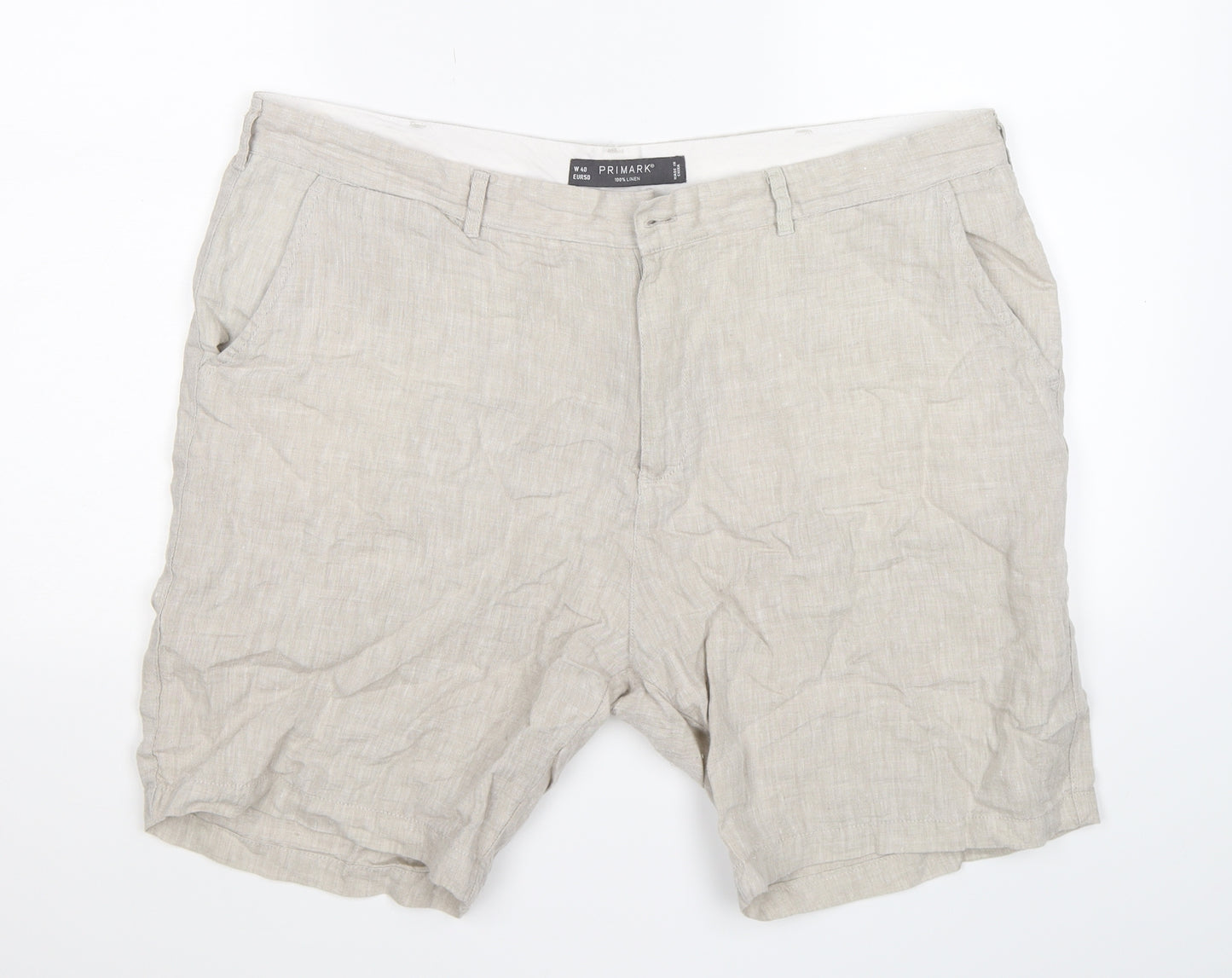 Primark Mens Beige    Shorts Size 40