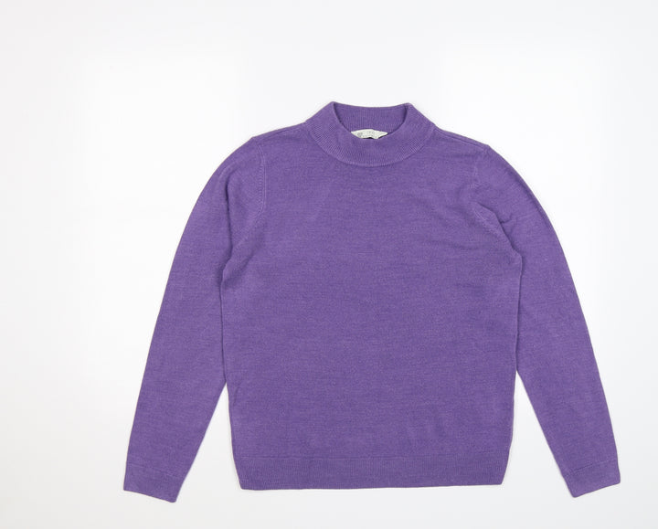 BHS Womens Purple  Knit  Jumper Size 12