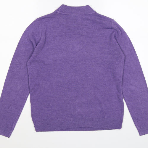 BHS Womens Purple  Knit  Jumper Size 12
