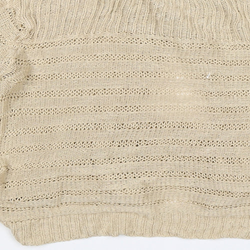 BHS Womens Beige  Knit Cardigan Jumper Size 12