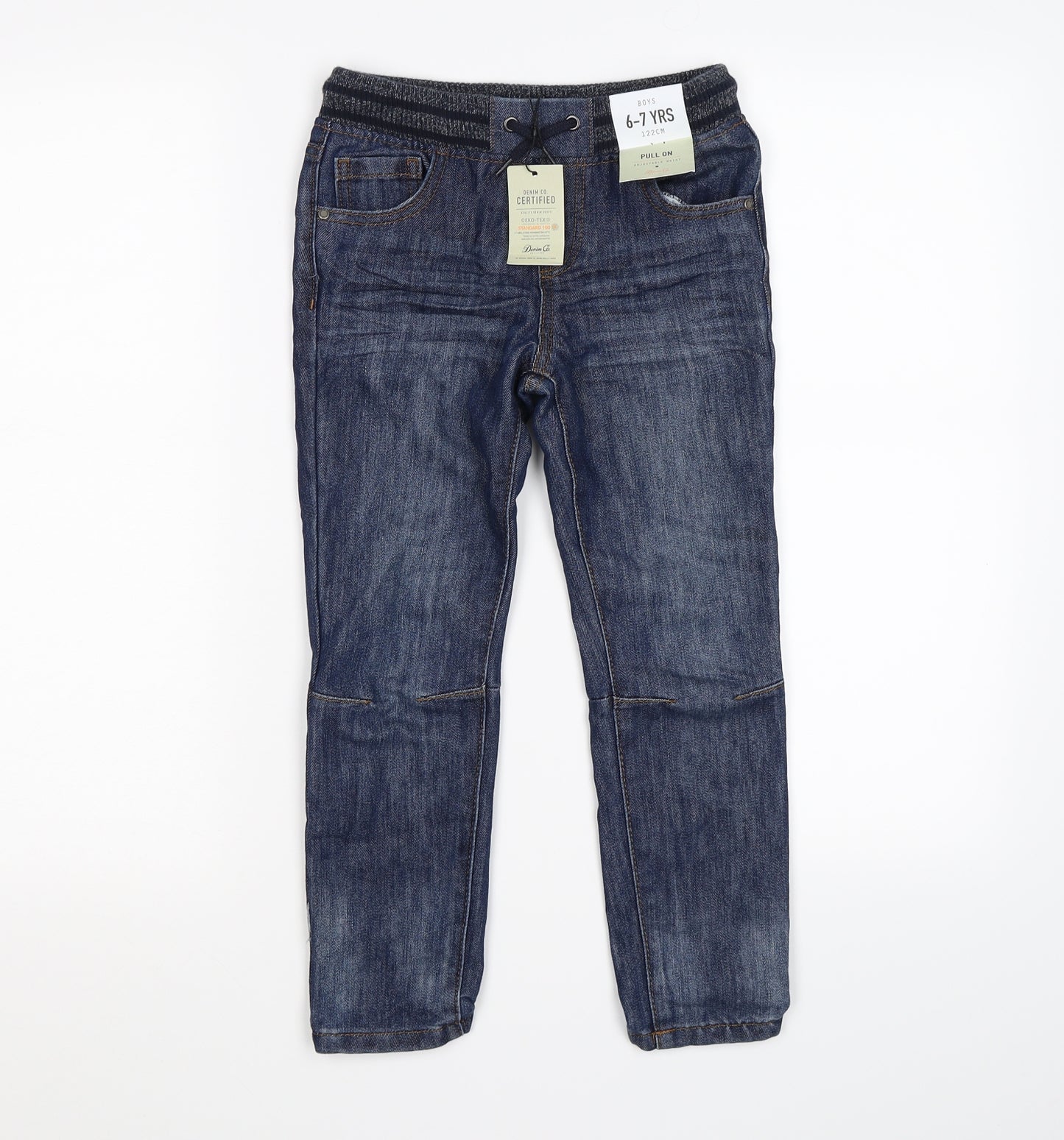 Primark Boys Blue  Denim Jegging Jeans Size 6-7 Years