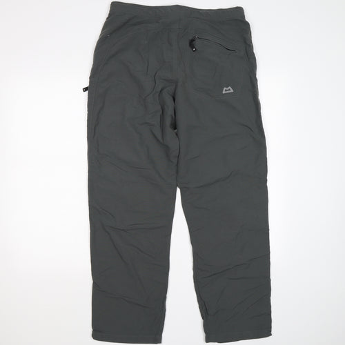 Mountain Equipment Mens Grey   Windbreaker Trousers Size 32 L32 in
