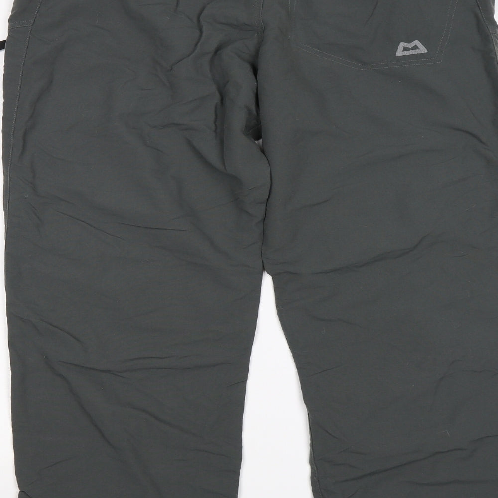 Mountain Equipment Mens Grey   Windbreaker Trousers Size 32 L32 in