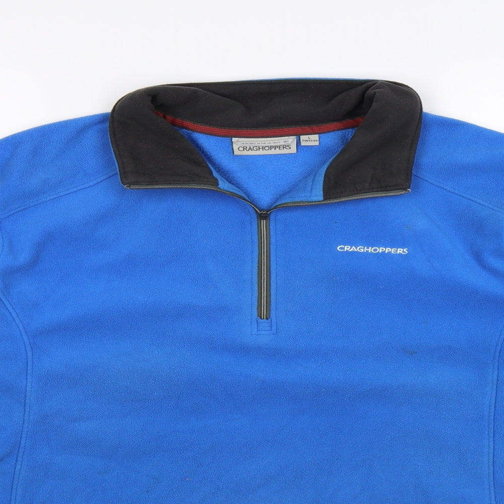 Craghoppers Mens Blue  Fleece Pullover Jumper Size L