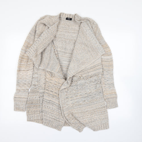 F&F Womens Beige   Cardigan Jumper Size 8