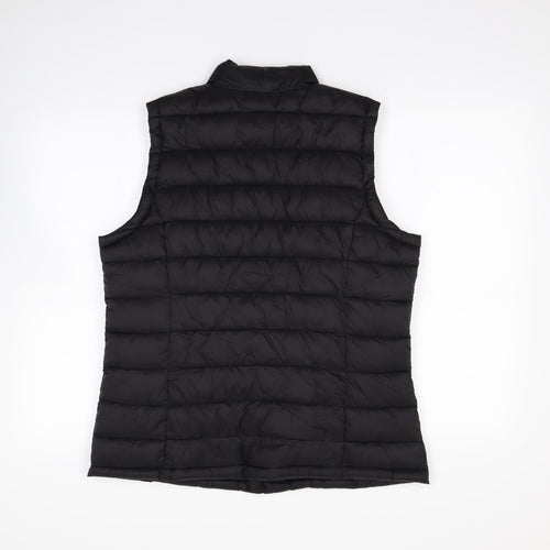 George Womens Black   Gilet Coat Size 14