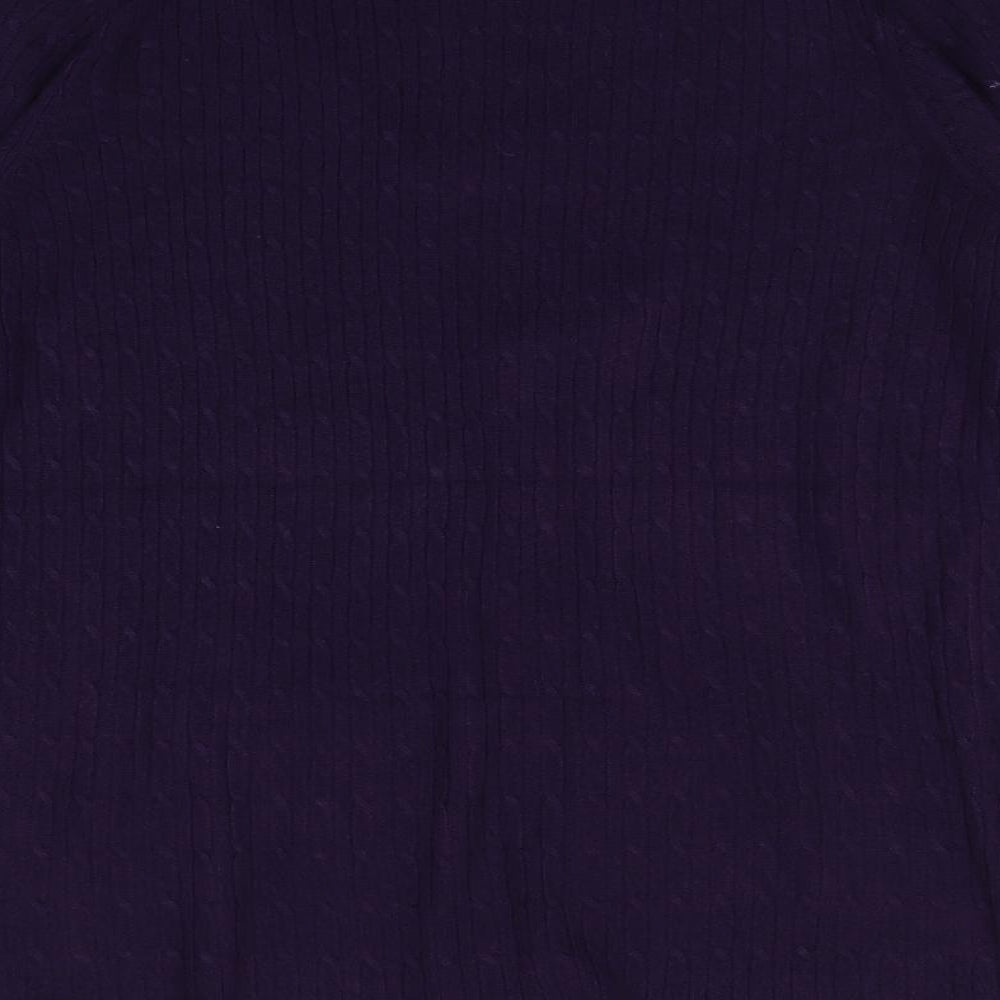 Maine Womens Purple   Pullover Jumper Size 22