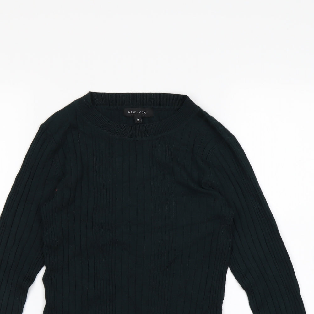 New Look Womens Green   Pullover Jumper Size 10