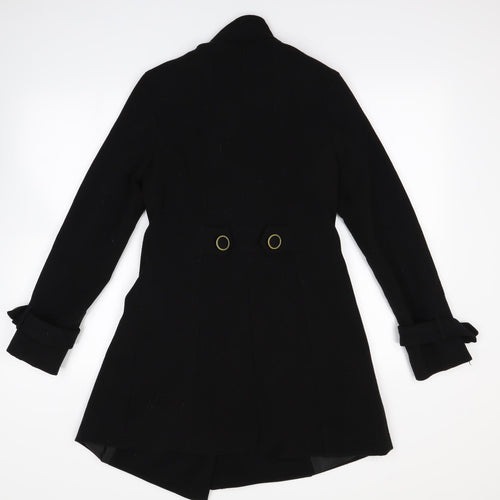 Atmosphere Womens Black   Overcoat Coat Size 8