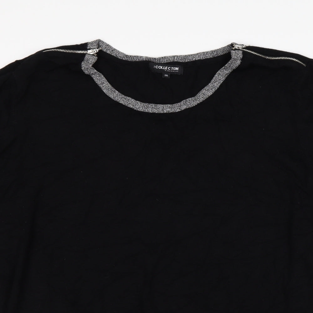 Debenhams Womens Black   Pullover Jumper Size 26