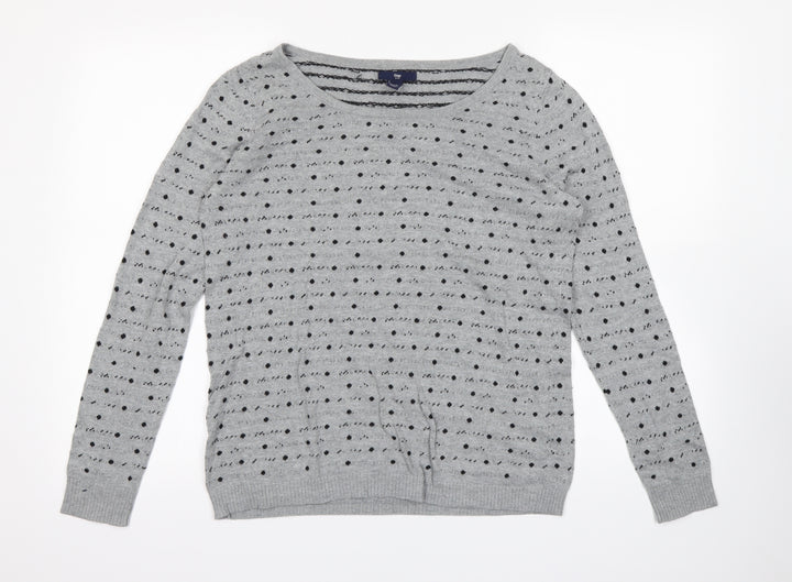 Gap Womens Green Polka Dot  Pullover Jumper Size M