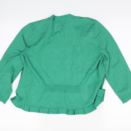 Verve Ami Womens Green   Cardigan Jumper Size S