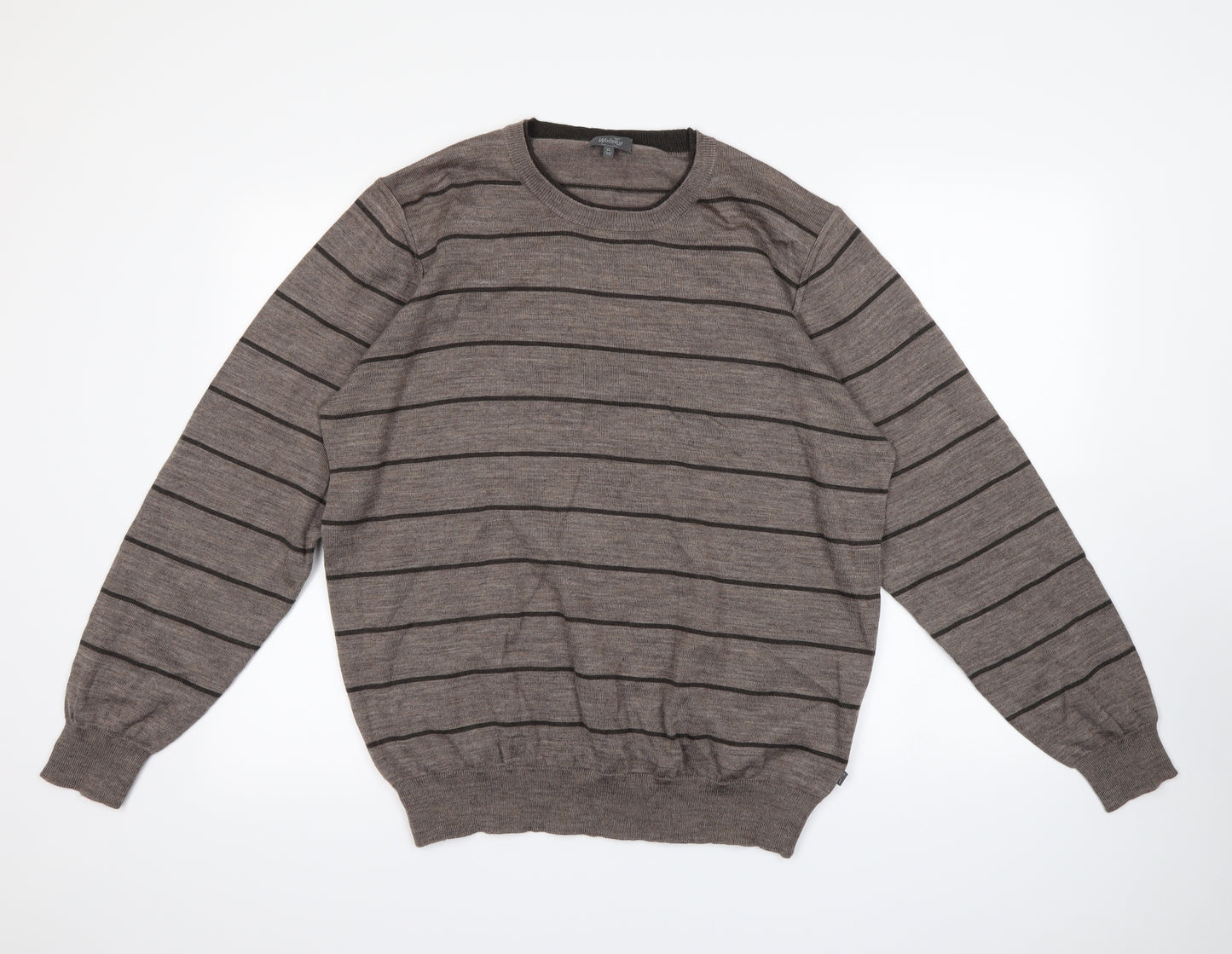 Wolsey Mens Brown   Pullover Jumper Size XL