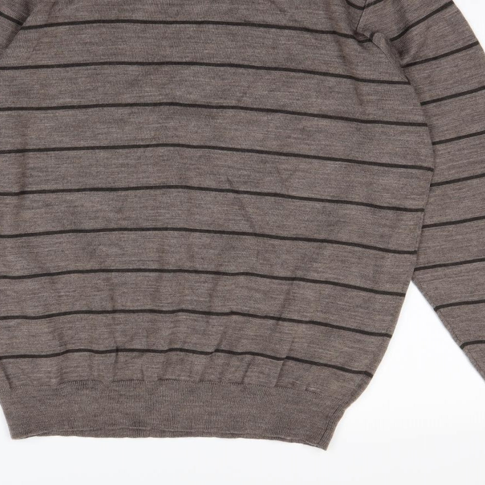 Wolsey Mens Brown   Pullover Jumper Size XL