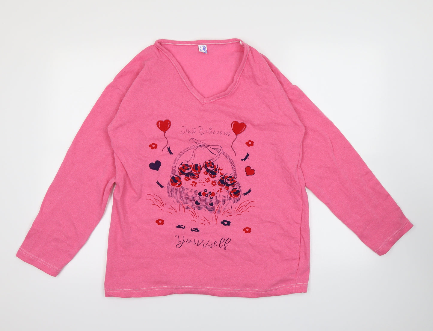 Preworn Womens Pink   Pullover Jumper Size XL
